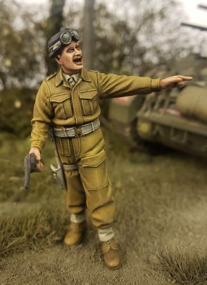 S2KW080A - British tank officer WWII